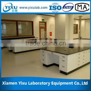 Laboratory Wood and Steel Bench thumbnail-2