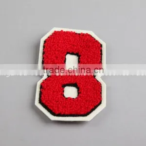 Classic Style Embroidery Number Badges for Cloth Accessories thumbnail-2