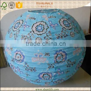 Party Decoration Violet Hanging Granite Paper Lantern thumbnail-6