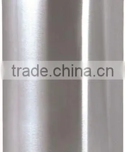 Stainless Steel Round Waste Bin C/w Flip Top thumbnail-1