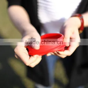 Folding Design Heat Resistant Food Grade Silicone Tea Cup For Office thumbnail-4