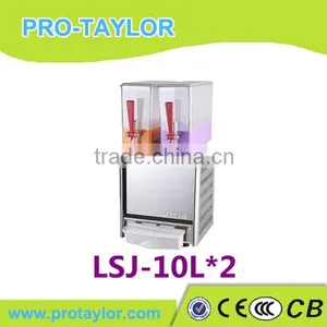 2014 Table Model Refrigerated Drink Juice Dispenser Price (LSJ-10L*2) thumbnail-1