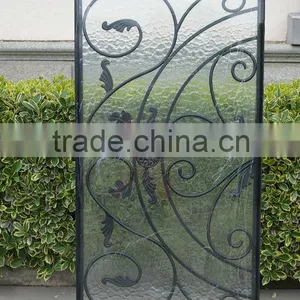CLASS DESIGN Wrought Iron Glass Door for Modern Decoration thumbnail-1