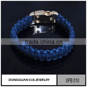 Fashion 316I Stainless Steel Bracelet for Women/blue Color Rope Bracelet thumbnail-4