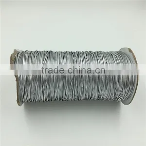 1MM High Metallic Gloss Silver Bungee Cord ,Spiral Elastic Cord For Sale thumbnail-1