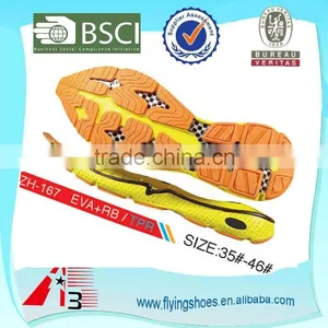 High Quality Recycled Soft Athletic Shoes Sole With EVA thumbnail-1