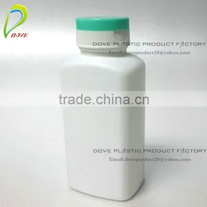 Wholesale 250ml PE Material Square Medicine Packing Empty Plastic Pill Bottles thumbnail-1