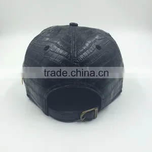 Custom Metal Plate Snapback Hat With Zip on the Side Panel thumbnail-3