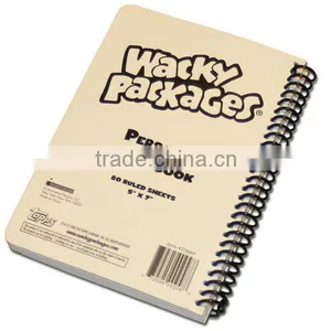 Custom Spiral Notebooks,Cheap Notebooks,Plastic Cover Spiral Notebook thumbnail-1