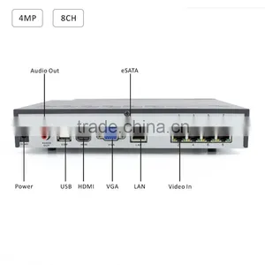 4MP 8CH.P2P Built-in Onvif POE Network Dvr thumbnail-2
