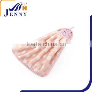 Hot Sales Fashion Hanging Microfiber Drying Kitchen Hand Towel With Ties thumbnail-1