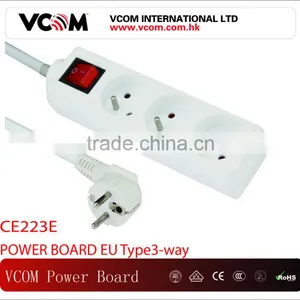 Type3-way Surge Protector Power Board For European thumbnail-1