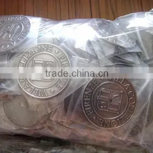 Custom Antique Zinc Alloy Metal Coin Token thumbnail-3