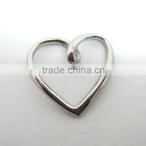 Elegant Design Stainless Steel Girl's Heart Shaped Pendant thumbnail-3