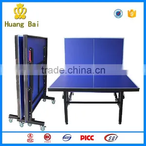 Outdoor Double Folding and Moving Table Tennis Table thumbnail-5