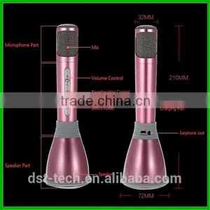 2016 Newest Bluetooth Wireless Mini Speaker Karaoke Microphone thumbnail-1