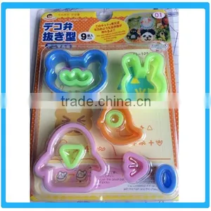 9 Pcs Rice Maker Set Cartoon Sushi Tray Plastic Sushi Kit For Rice thumbnail-1