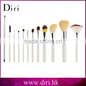 Newest 12Pcs Professional Cosmetics Make Up Brushes Set With Rose PU Leather Case thumbnail-4