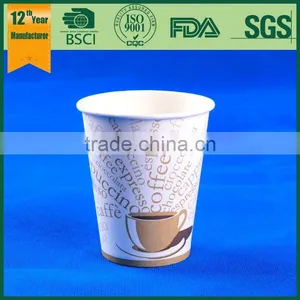 Disposable Paper Coffee/tea Cup , Single Wall Milk Cup, 12 oz Coffee Cups With Lids thumbnail-1
