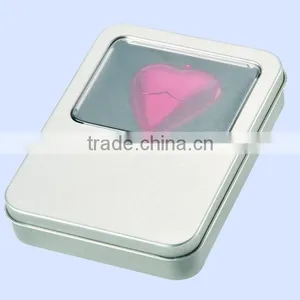 Rectangular Shape With Window for Packaging Biscuit,cake,chocolate,candy Tin Box thumbnail-1