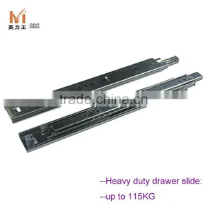 Width 53mm 3 Fold Ball Bearing Heavy Duty Drawer Slides thumbnail-1