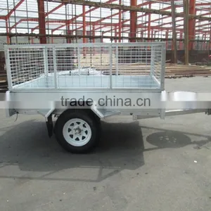 Hot Dipped Galvanised Fully Welded Box Trailer With 600mm Height Cage thumbnail-3