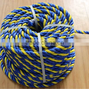 Blue With Yellow Colour pe Rope/thick Cord thumbnail-1