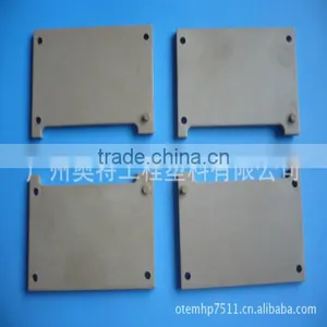Injection PEEK Plastic Parts/mould Manufacturer Injection High Temperature Wear-resisting PEEK Plastic Square Chip thumbnail-1