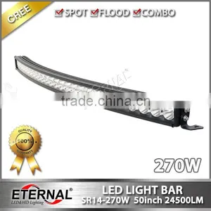270W 50" Curved Light Bar Led Car Roof Rack Light Bar Offroad 4x4 SUV ATV UTV Radius Spot Flood Combo High Brightness Lamp thumbnail-1