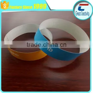 Eco-friendly 13.56Mhz RFID Kids Paper Wristband / Bracelet for Amusements thumbnail-5