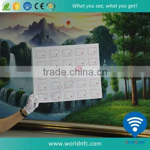 Raw Material Transparent RFID Smart Card Inlay With Layout 3*8 thumbnail-1