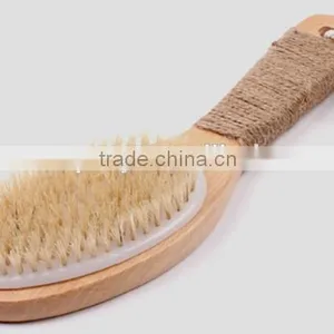 100% Natural Bristle Wooden Bath Body Brush thumbnail-1