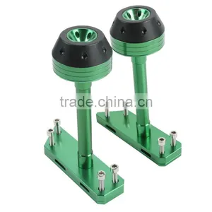 NEW Green Frame Sliders Crash Protectors For Honda CBR 250R 2010-2012 thumbnail-1