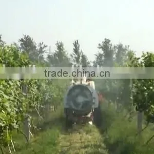 High Efficient Orchard Fruit Garden Vineyard Trailer Boom Tank Air Blast Sprayer 1500L With Italy Diaphragm Pump thumbnail-2