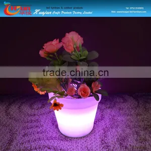 Battery Power Flowerpot/rechargeable Lighting Planter thumbnail-1
