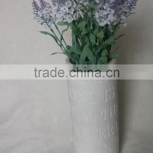 Cheap Cement Pot With Fake Plants thumbnail-1
