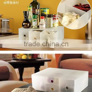 Dull Polish Combination Drawer Storage Box Plastic Drawer Storage Cabinet thumbnail-2