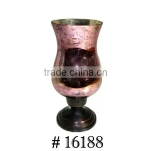 Decorative Glass Metal Hurricane thumbnail-3