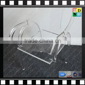 Luxury Acrylic Office Chair Clear Acrylic Arm-chair Wholesale PMMA Ghost Chair From Shenzhen Yidong thumbnail-4