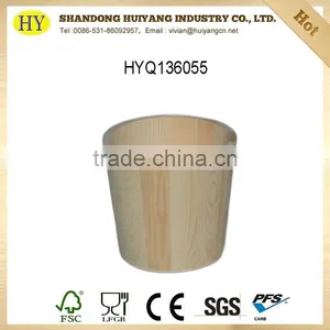Cheap Natural Unfinished Small Wooden Bucket thumbnail-1