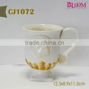 Cheap White Ceramic Coffee Mug thumbnail-1