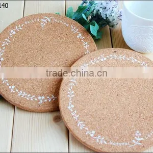 Japanese Style Cork Printing Pot Pad Coasters Placemat thumbnail-1