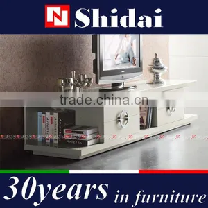 Grey High Gloss Cheap tv Stands, Cheap tv Stands for Sale, Cheap Flat Screen tv Stand E-129 thumbnail-1