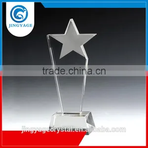 Jingyage Personalized Star Crystal Trophy Award Crystal Star Trophy Souvenir Gift thumbnail-1