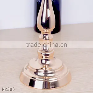 2016 New Design Tulip Crystal Candle Stand Candle Holder Home Party Decor Candlestick Metal Plated Romantic Europe Holders thumbnail-6