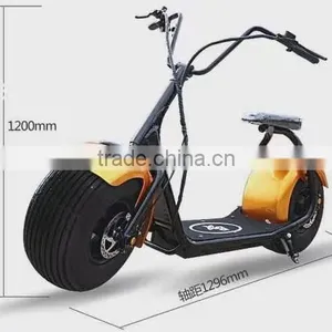 New Arrival 60v 1000w Citycoco 2 Wheel Electric Scooter thumbnail-1
