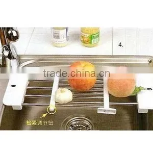 Retractable Stainless Steel Sink Racks thumbnail-1