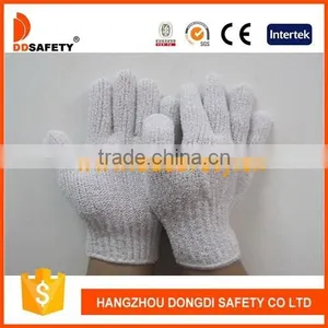 White Nylon Polyester Shower Bath Gloves Daily Gloves thumbnail-1