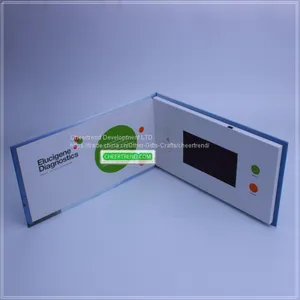 2017 Promotion Hardcover Brochure A5 Size 4.3 Inch TFT Lcd Video Greeting Card, Lcd Video Cards, Video Brochure Card ad thumbnail-5