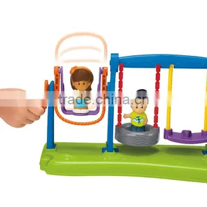 Wholesale Cheap Plastic Kids Toy Promotional Gift Sweet Baby Swing&Slides Toy thumbnail-5